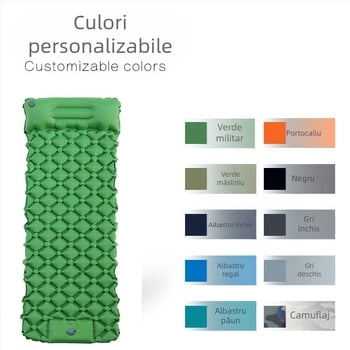Saltea gonflabilă la fața locului din fabrică, pat gonflabil automat în aer liber, pat gonflabil automat pentru camping, saltea de dormit gonflabilă pentru picioare, saltea rezistentă la umiditate, cort
