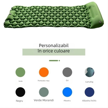 Saltea gonflabilă la fața locului din fabrică, pat gonflabil automat în aer liber, pat gonflabil automat pentru camping, saltea de dormit gonflabilă pentru picioare, saltea rezistentă la umiditate, cort