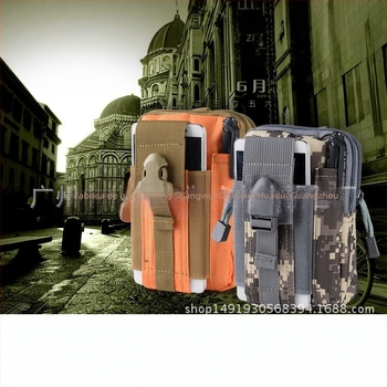 Geantă de talie tactică multifuncțională pentru sporturi în aer liber, geantă de talie impermeabilă cu ecran mare pentru telefon mobil, geantă de talie sport, geantă de gât agățată, geantă Thunder pentru talie