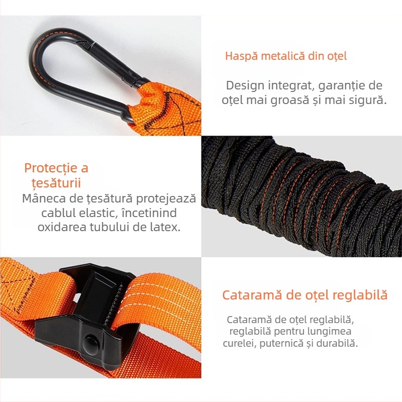 Centură de tracțiune cu bară orizontală dreaptă, centură de antrenament pentru forță, din latex reglabil, cu rezistență ridicată și elastică
