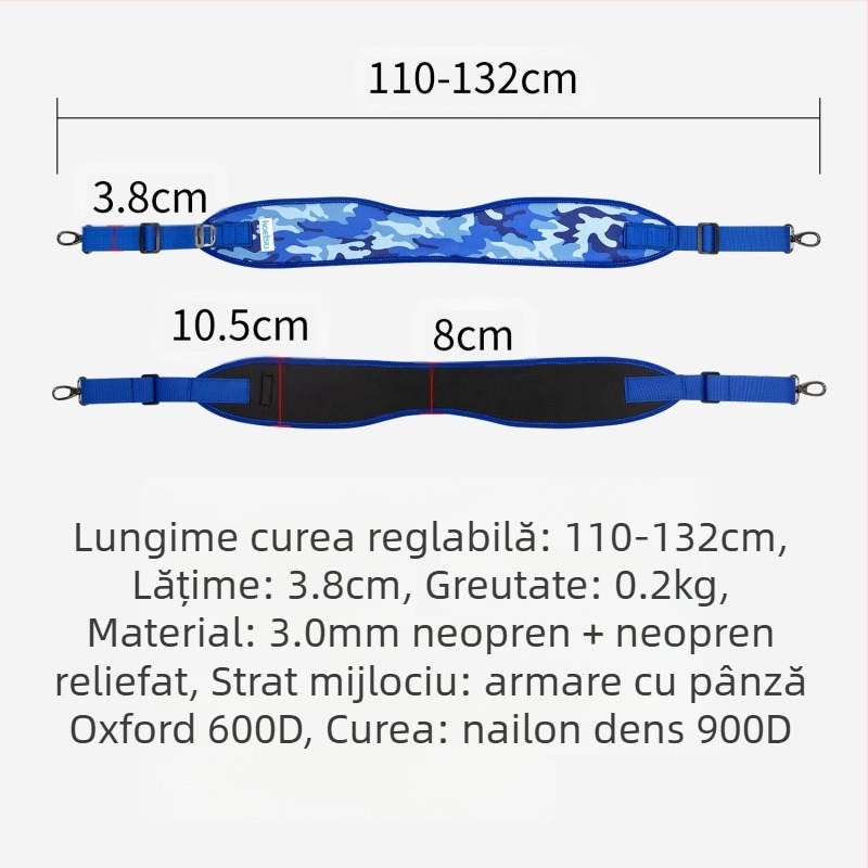 KOETSU curea de umăr pentru placă de paddleboard SUP curea de umăr pentru placă de surf accesorii pentru placă de pulpă curea de umăr simplă furnizare transfrontalieră