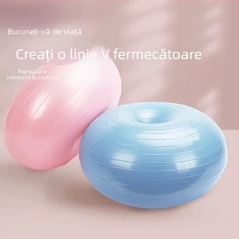 Yoga Donut Apple Ball Fitness Ball Groase Explosion-Protected Plat Yoga Pilates Balance Ball Home Cushion Ball