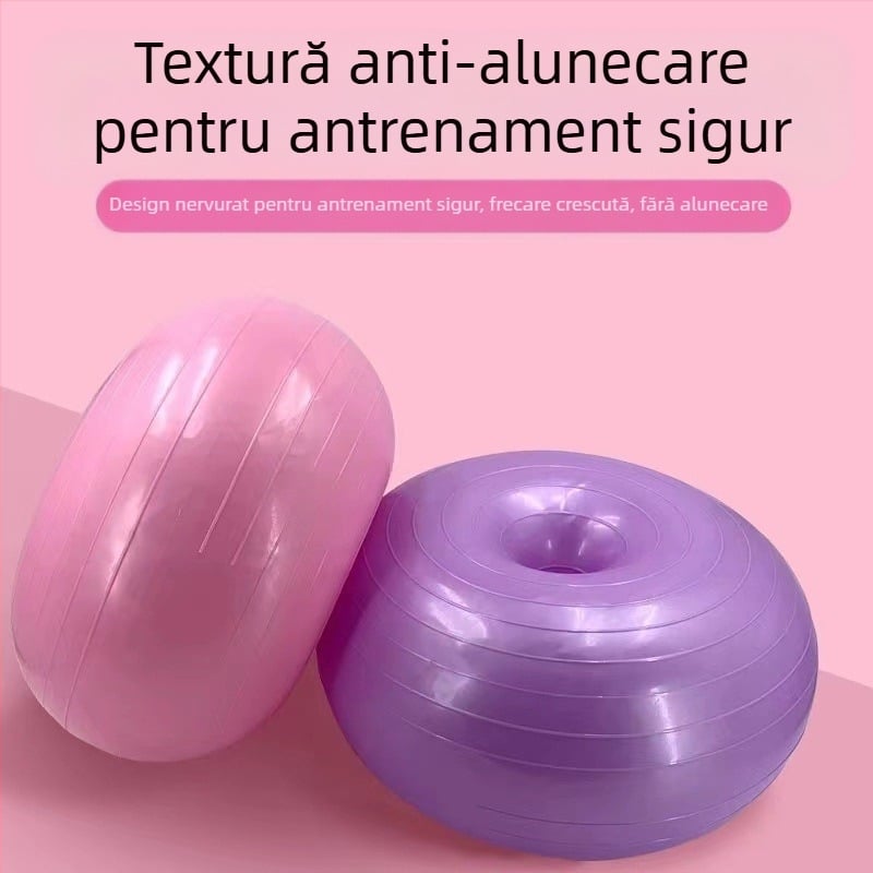 Yoga Donut Apple Ball Fitness Ball Groase Explosion-Protected Plat Yoga Pilates Balance Ball Home Cushion Ball