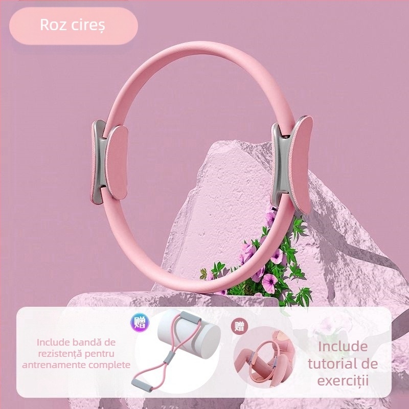 Inel de rezistență pentru yoga și Pilates, inel magic pentru modelarea taliei, artefact de frumusețe, picioare subțiri, șolduri, ridicare, fitness, inel abdominal, echipament de antrenament de bază