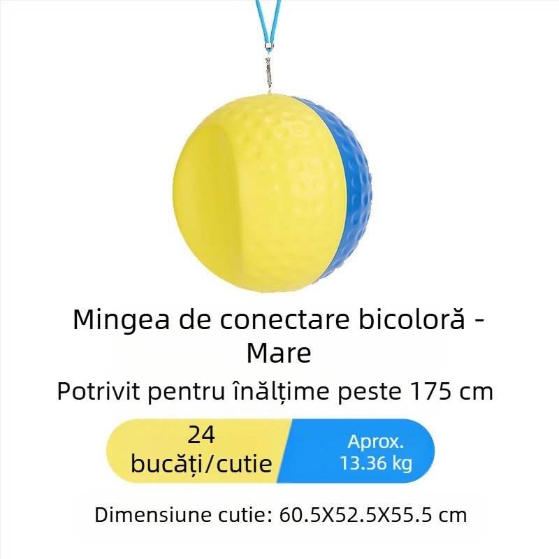 Set combinat de mingi de golf Mele pentru conectare la mingi de golf, dispozitiv de antrenament pentru putting de golf în interior, accesorii de golf