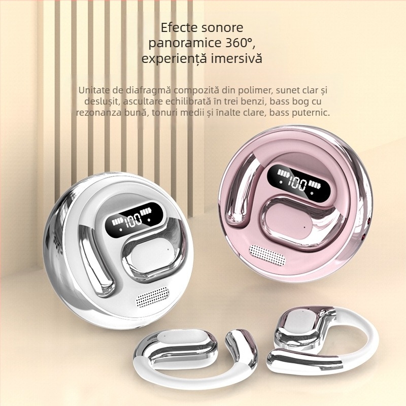 Produs nou 2025 K02-K03 Căști Bluetooth fără fir 5.5 Stereo binaural montat pe ureche M76 Export Model fierbinte Ows