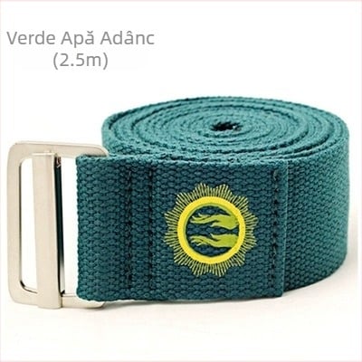 Curea de întindere pentru yoga, 2,5 m, alungită, lărgită, îngroșată, din aliaj de zinc, calitate, frânghie de yoga, instrument auxiliar de întindere