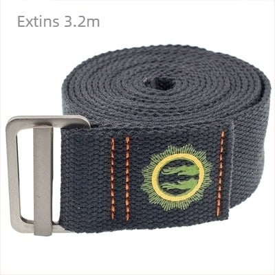 Curea de întindere pentru yoga, 2,5 m, alungită, lărgită, îngroșată, din aliaj de zinc, calitate, frânghie de yoga, instrument auxiliar de întindere