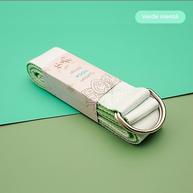 Centură de tensionare Iyengar pentru yoga, în două culori, coardă de yoga, accesorii pentru yoga