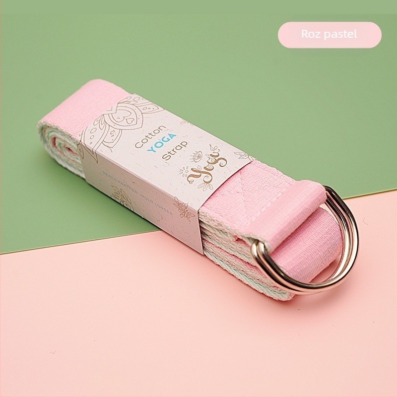 Centură de tensionare Iyengar pentru yoga, în două culori, coardă de yoga, accesorii pentru yoga