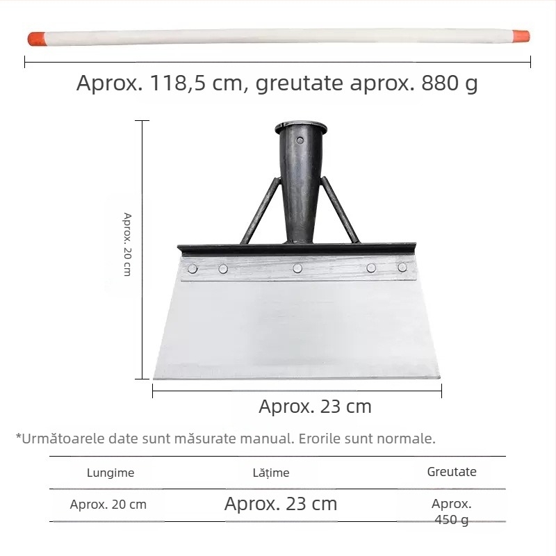 Lopată pentru curățarea gunoiului de grajd, gospodărie agricolă, răzuit, pui, porci, vite, oi, excremente, lopată, curățare gunoi de grajd, lopată, curățare exterioară a clădirilor, lopată pentru creșterea animalelor, deszăpezire