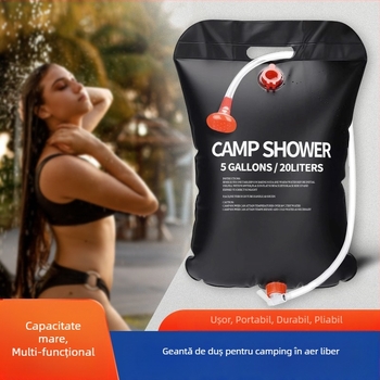 Sac de apă solară în aer liber Camping portabil baie baie caldă sac călătorie Camping capacitate mare pliabilă sac de stocare a apei