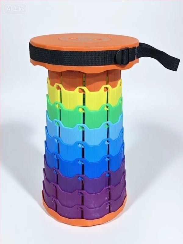 Scaun retractabil în aer liber, scaun pliabil, portabil, scaun retractabil reglabil pentru călătorii, scaun retractabil pentru acasă, scaun de noapte pentru piața de noapte