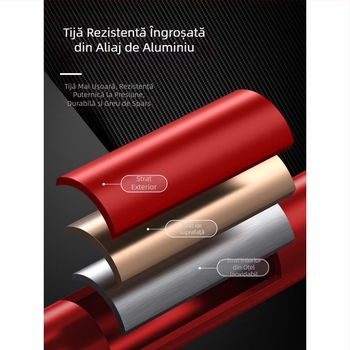 Alpinism baston telescopic pliabil din carbon, baston profesional în aer liber, drumeții, alpinism, echipament anti-alunecare, cârjă