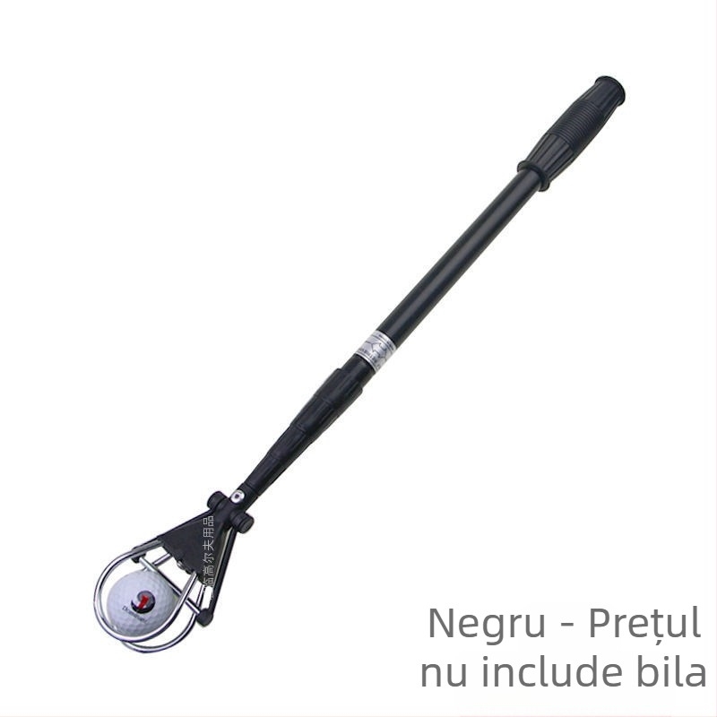 Selector de mingi de golf, selector de mingi retractabil cu cinci secțiuni, ax din aliaj de aluminiu, accesorii pentru teren de golf, 3 culori