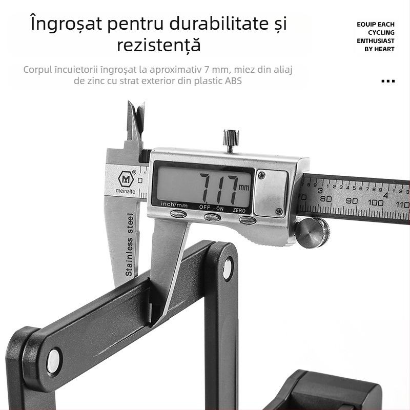Lacăt pliabil pentru bicicletă de munte West Rider, lacăt pentru bicicletă, lacăt pentru mașină de drum, lacăt pentru motocicletă, lacăt pentru mașină electrică, echipament antifurt