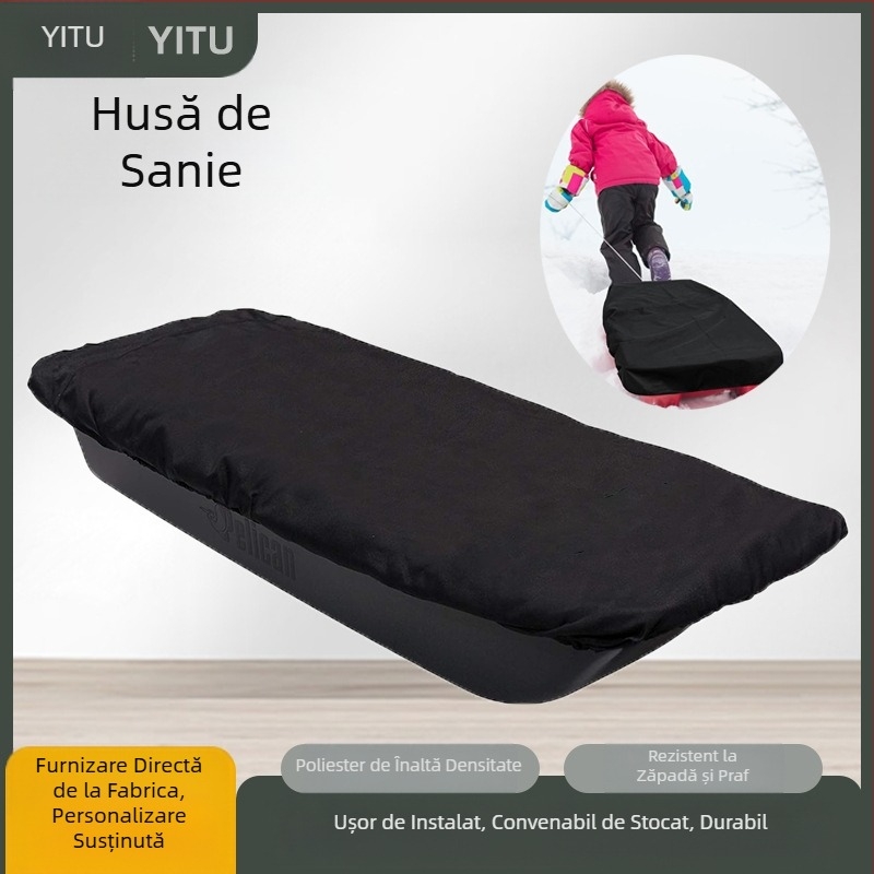 Husă de zăpadă transfrontalieră pentru sanie, husă de pescuit la gheață în aer liber, husă de protecție pentru sanie, husă de pescuit la gheață, husă de sanie pentru sanie
