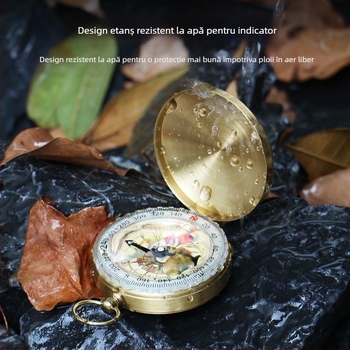 Busolă în aer liber ceas de buzunar de înaltă precizie multifuncțională student precis impermeabil sport mașină nord busolă instrument