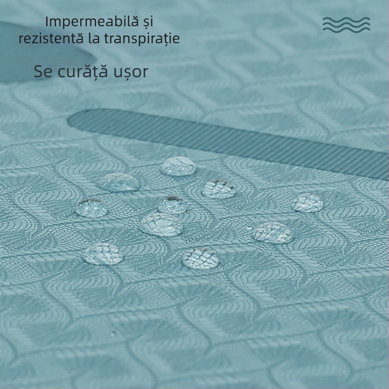 Saltea de yoga, transport gratuit, TPE, lărgită, 80 cm, pentru începători, antiderapantă, fitness, yoga, acasă, 0,6 mm, saltea de yoga