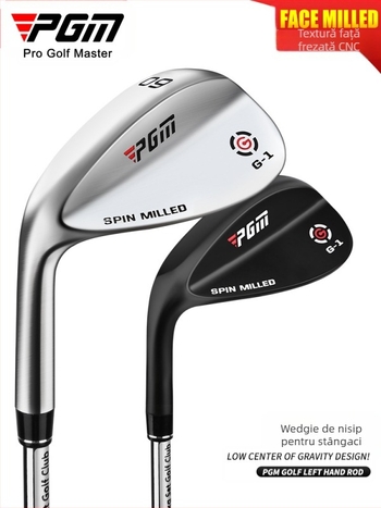 Bară de golf PGM Golf Club pentru bărbați și femei, pentru stângaci, cu bară de nisip/tăiere 56/60, furnizată direct din fabrică.