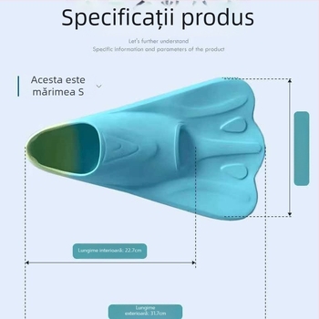 Înot din silicon, pantofi de înot freestyle, tip broască, antrenament pentru scufundări, înotătoare scurte speciale pentru bărbați și femei, pantofi de broască cu picior de rață, en-gros