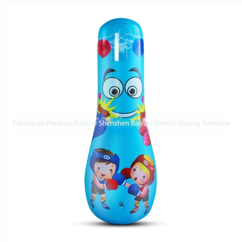 Coloană gonflabilă din PVC pentru copii, pahar cu grevă, jucărie gonflabilă pentru perete uman, obstacol, recuzită, sac de box, sac cu nisip