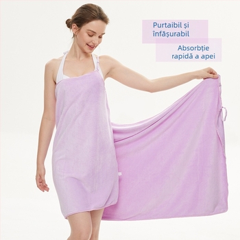 Prosop Bainard Salon de înfrumusețare Prosop de baie Sling Fustă de baie Coral Fleece costum de baie Uscare rapidă Îngroșare Creștere En-gros