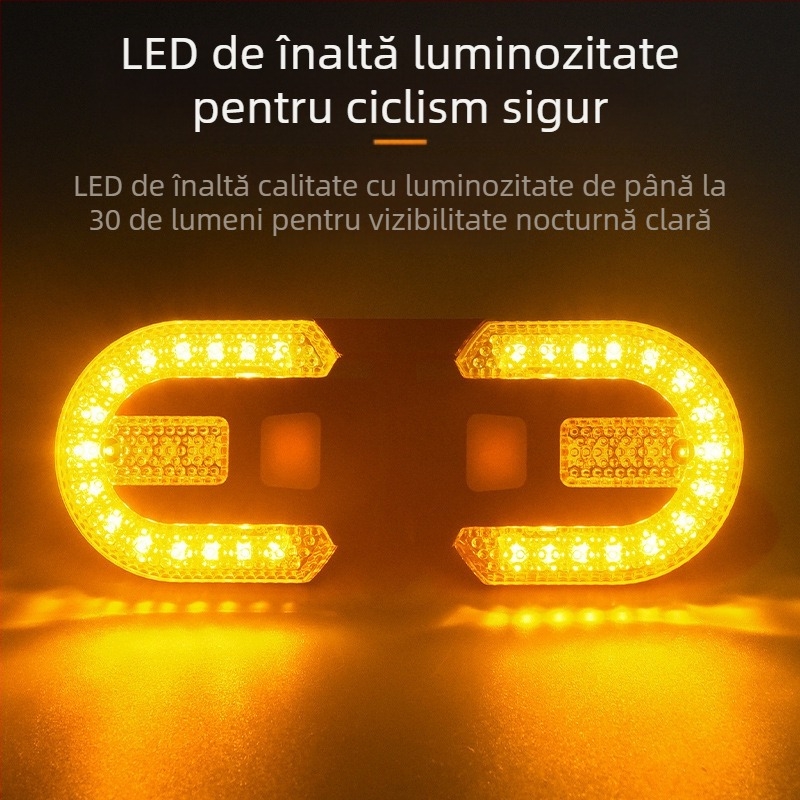 Bicicletă telecomandă coada lumină claxon drum wireless bliț coada lumină Hot Wheels Mountain Bike noapte echitatie lumină de avertizare