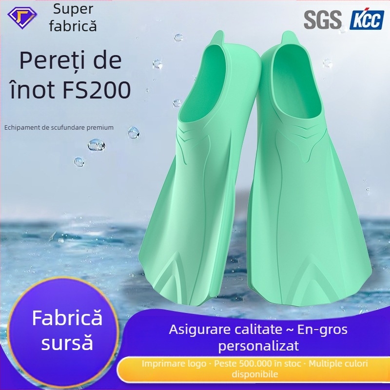 Aripioare din silicon, personalizate, colorate, pentru antrenament de scufundări, bras, pentru copii, înot, scufundări libere