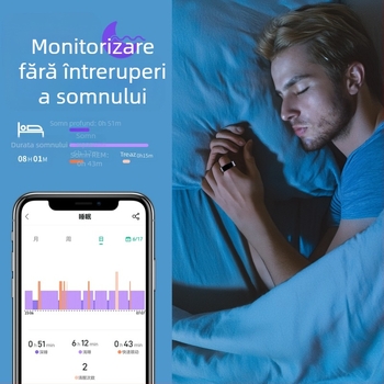Noul inel inteligent R11M pentru monitorizarea ritmului cardiac, a oxigenului din sânge și somn, adaugă prieteni, îngrijire la distanță, contor de pași pentru sport, foto