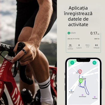 Noul inel inteligent R11M pentru monitorizarea ritmului cardiac, a oxigenului din sânge și somn, adaugă prieteni, îngrijire la distanță, contor de pași pentru sport, foto