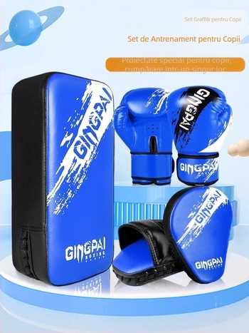 Mănuși de box pentru copii, mănuși de box pentru băieți și fete, costum de antrenament cu sac de nisip pentru interacțiune părinte-copil pentru adulți, fitness acasă