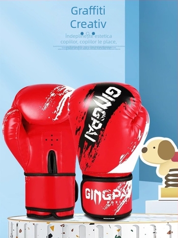 Mănuși de box pentru copii, mănuși de box pentru băieți și fete, costum de antrenament cu sac de nisip pentru interacțiune părinte-copil pentru adulți, fitness acasă