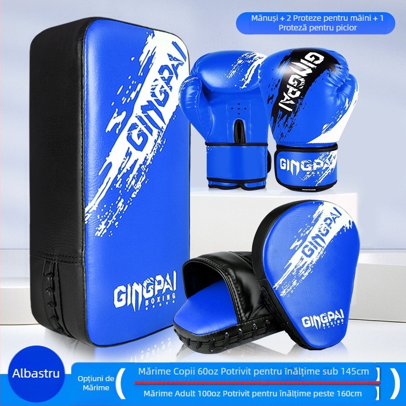 Mănuși de box pentru copii, mănuși de box pentru băieți și fete, costum de antrenament cu sac de nisip pentru interacțiune părinte-copil pentru adulți, fitness acasă
