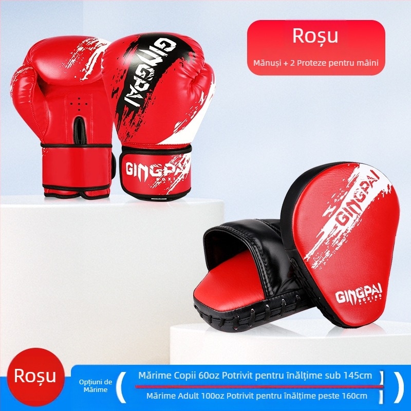 Mănuși de box pentru copii, mănuși de box pentru băieți și fete, costum de antrenament cu sac de nisip pentru interacțiune părinte-copil pentru adulți, fitness acasă