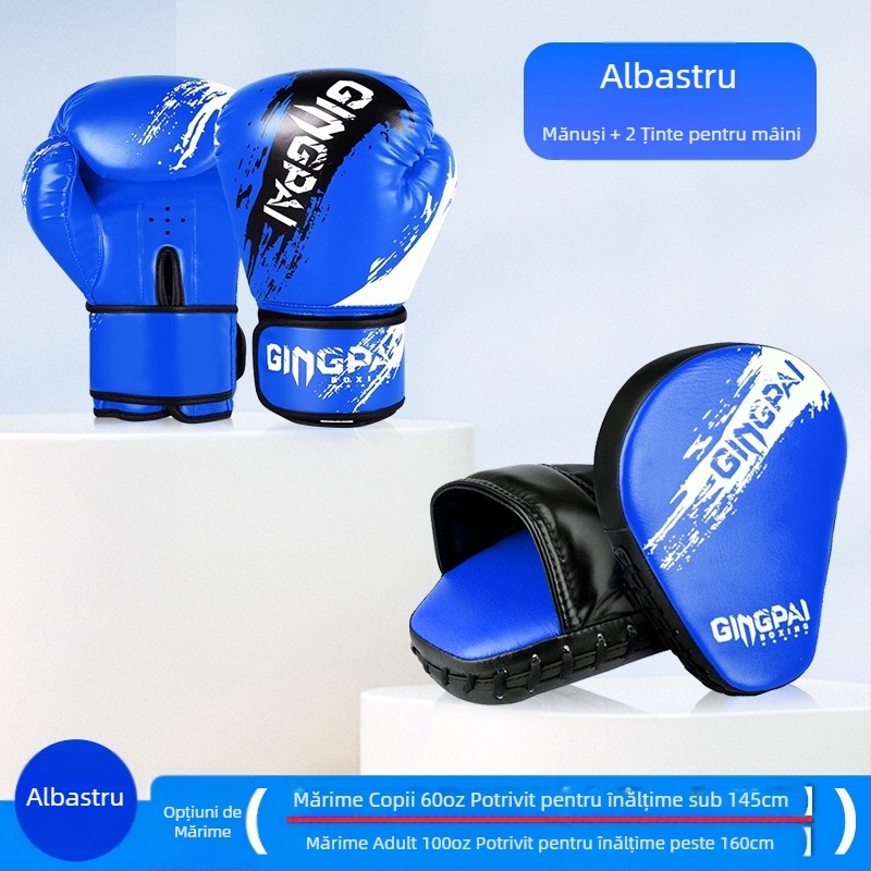 Mănuși de box pentru copii, mănuși de box pentru băieți și fete, costum de antrenament cu sac de nisip pentru interacțiune părinte-copil pentru adulți, fitness acasă