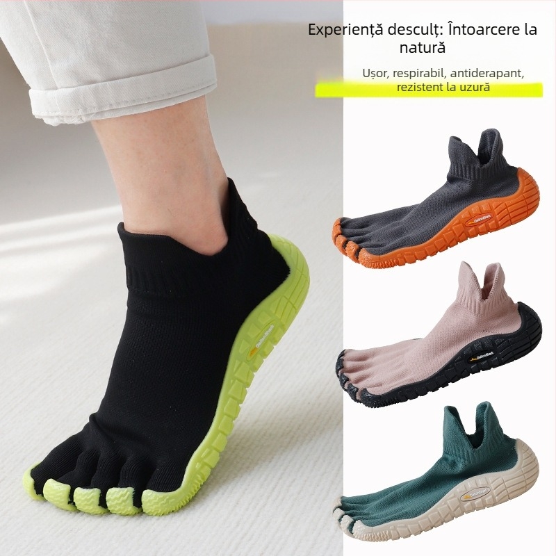 Goren Shark Pantofi de fitness pentru acasă, pantofi de yoga, talpă moale, ușoară, antiderapantă, pantofi de dans pentru femei