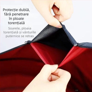 Umbrelă cu 24 de oase, umbrelă automată cu cârlig dublu, tijă dreaptă, en-gros, umbrelă solară, umbrelă publicitară personalizată, umbrelă rezistentă la vânt, umbrelă de afaceri cu mâner lung