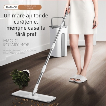 Mop plat lavabil manual, de vânzare cu amănuntul, transfrontalier, răzuitor pentru curățenie casnică, mop plat, artefact pentru ștergerea suprafețelor