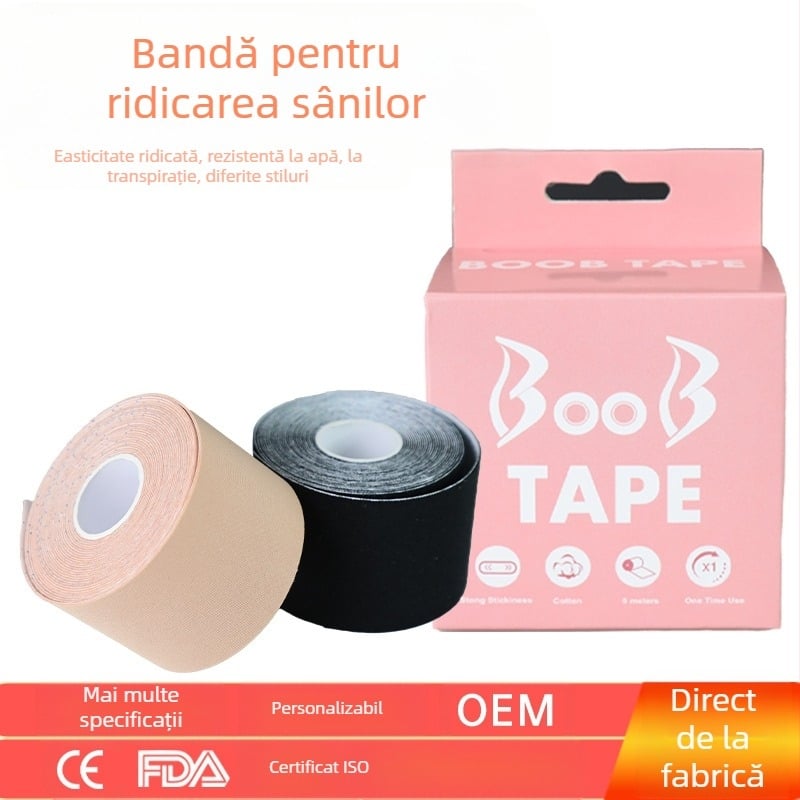 Bandă pentru ridicarea pieptului, Bandă pentru mușchi din bumbac, Bandă kinesiologică din material elastic, Bandă pentru mușchi, Bandă sportivă, Protecție sportivă