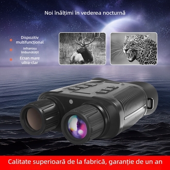 Nou dispozitiv transfrontalier de vedere nocturnă 4K, full-color, cu ecran mare ultra-clar, zoom digital 8x, dispozitiv de vedere nocturnă în infraroșu pentru exterior