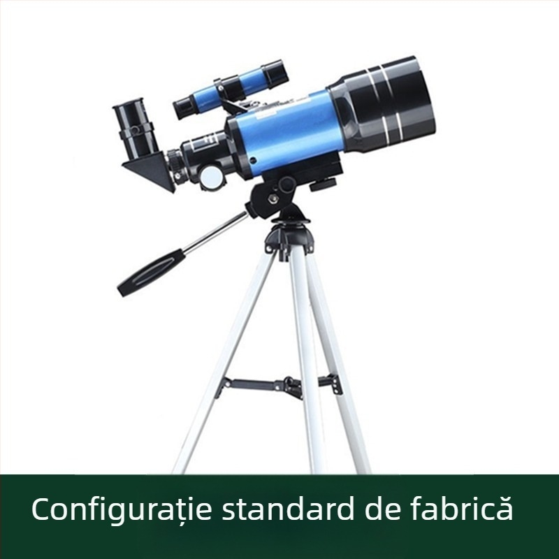 Telescop astronomic transfrontalier F30070M cu oglindă pentru vânătoarea stelelor pentru vizualizarea lunii la copii, telescop exterior de uz casnic de înaltă definiție, en-gros