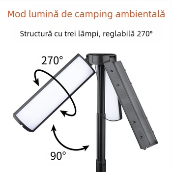 Lampă telescopică multifuncțională pentru exterior, nouă, transfrontalieră, lampă de camping, lampă de atmosferă pentru camping, lampă de camping, lanternă puternică