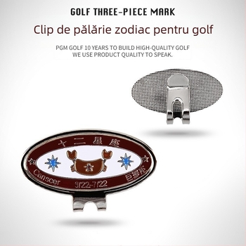 PGM Golf Supplies Green Fork Tee Mark Set de trei piese cu cutie cadou