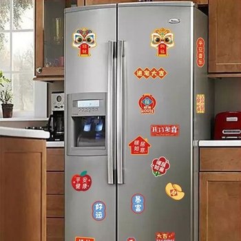 Autocolante magnetice cu aspirație pentru frigider, decorațiuni interioare, decorațiuni interioare pentru casă nouă, calde, consumabile pentru ceremonii de mutare