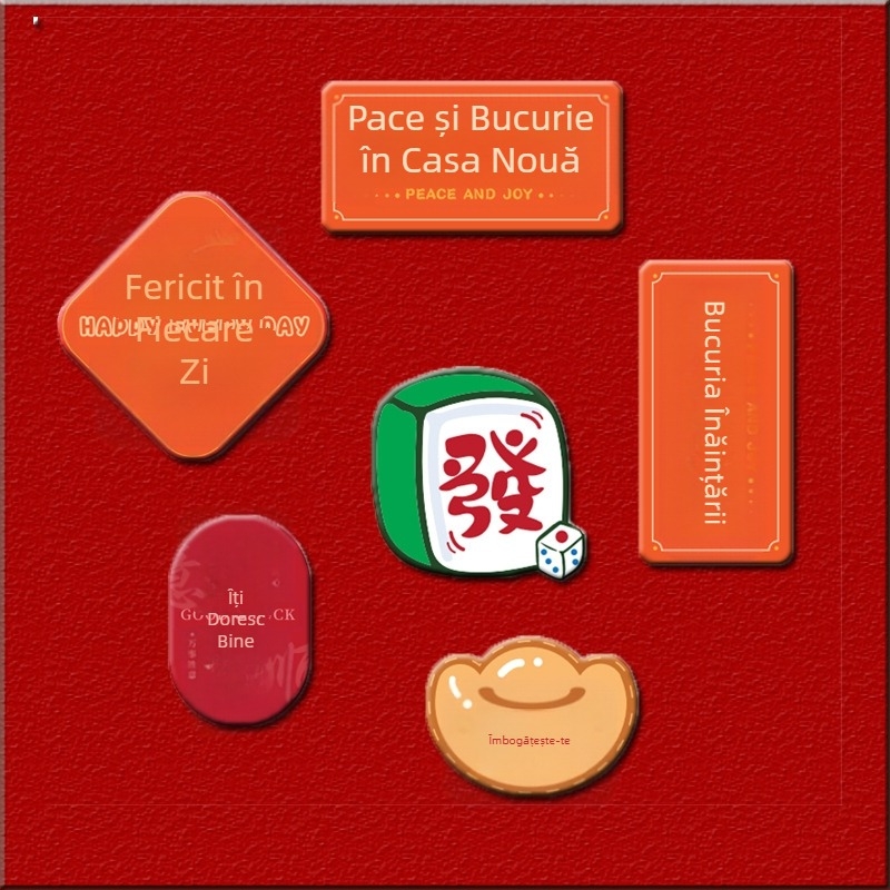 Autocolante magnetice cu aspirație pentru frigider, decorațiuni interioare, decorațiuni interioare pentru casă nouă, calde, consumabile pentru ceremonii de mutare