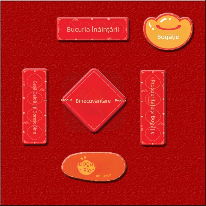 Autocolante magnetice cu aspirație pentru frigider, decorațiuni interioare, decorațiuni interioare pentru casă nouă, calde, consumabile pentru ceremonii de mutare