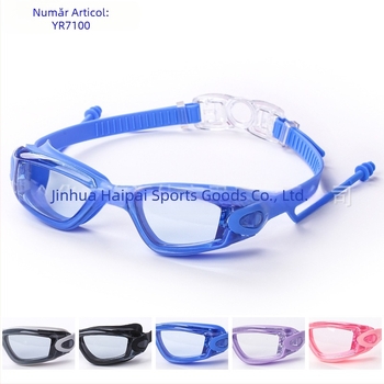 Ochelari de înot transfrontalieri de înaltă definiție pentru adulți, ochelari de înot anti-aburire, ochelari de înot en-gros pentru bărbați și femei, ochelari de înot impermeabili din silicon, ambalaj în cutie