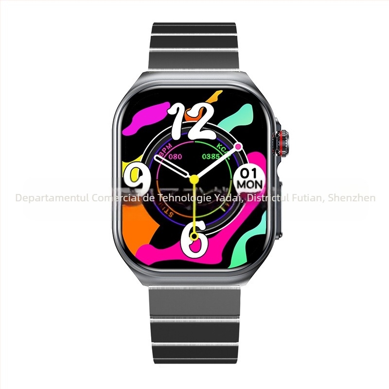 Et585 ceas inteligent ecran AMOLED Bluetooth apel ritm cardiac somn pedometru sport ceas brățară transfrontalieră