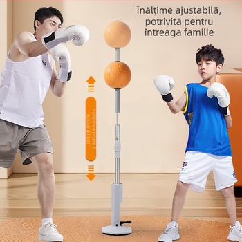 Dispozitiv de antrenament pentru viteza de reacție a copiilor cu sac de nisip pentru box vertical, minge de ventilație, decompresie, țintă de box en-gros